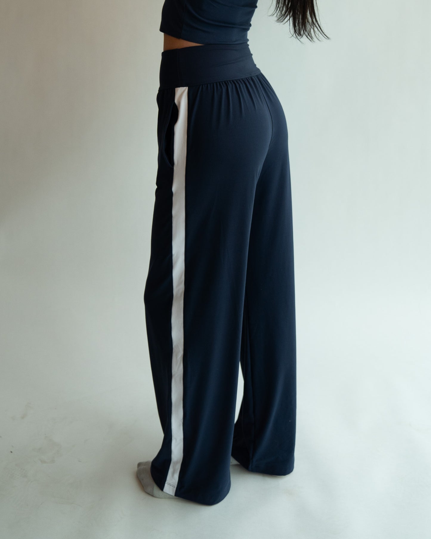 Track Yoga Pants - Navy
