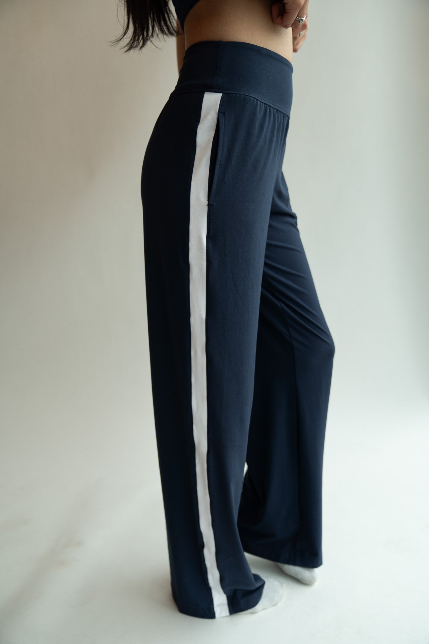 Track Yoga Pants - Navy