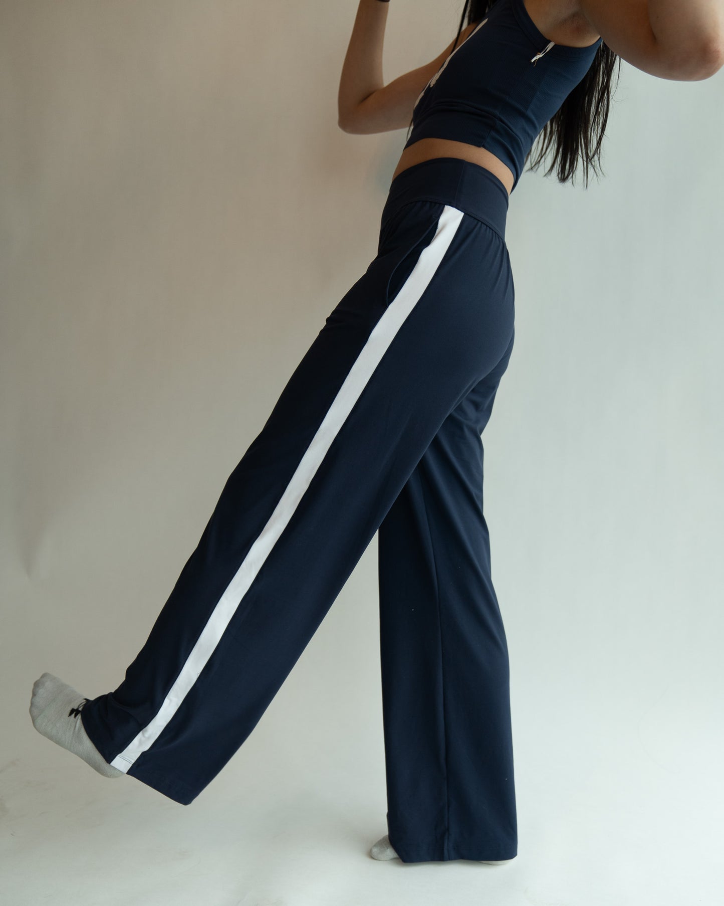 Track Yoga Pants - Navy