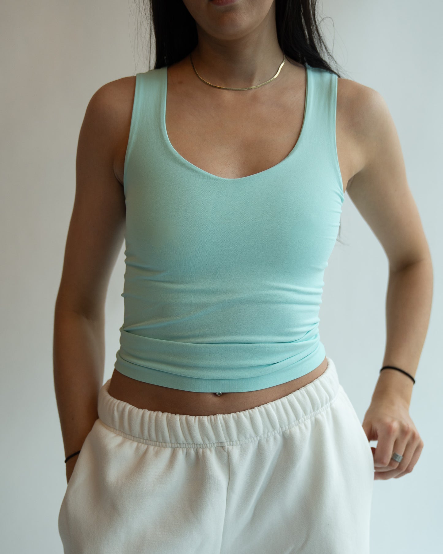 Longline Tank - Aqua