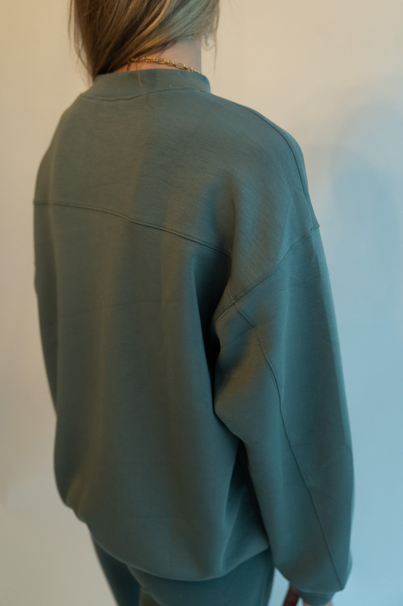 Airy Crew - Forest Green