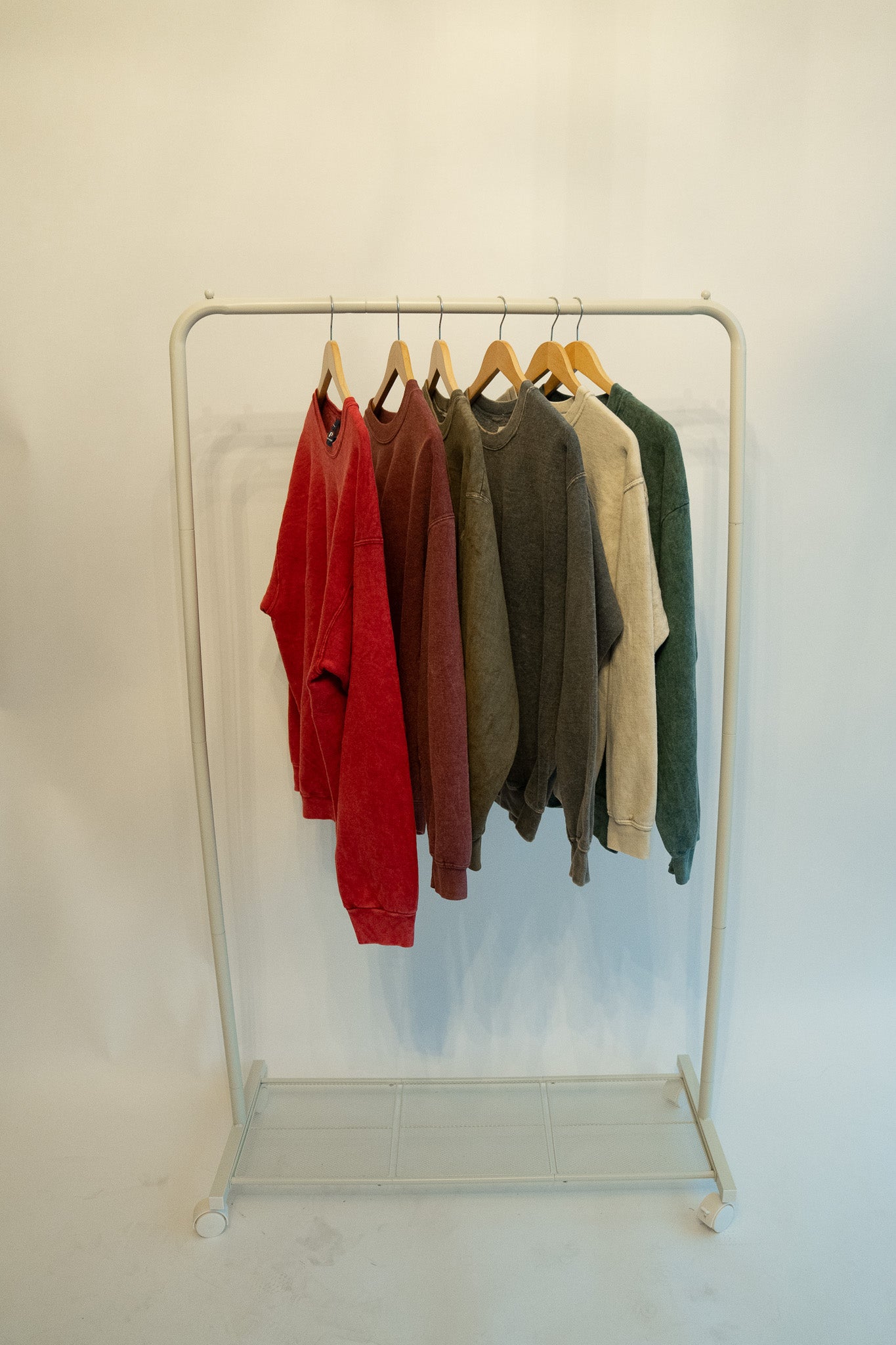 COMING SOON! RECYCLED WASHED CREWNECKS