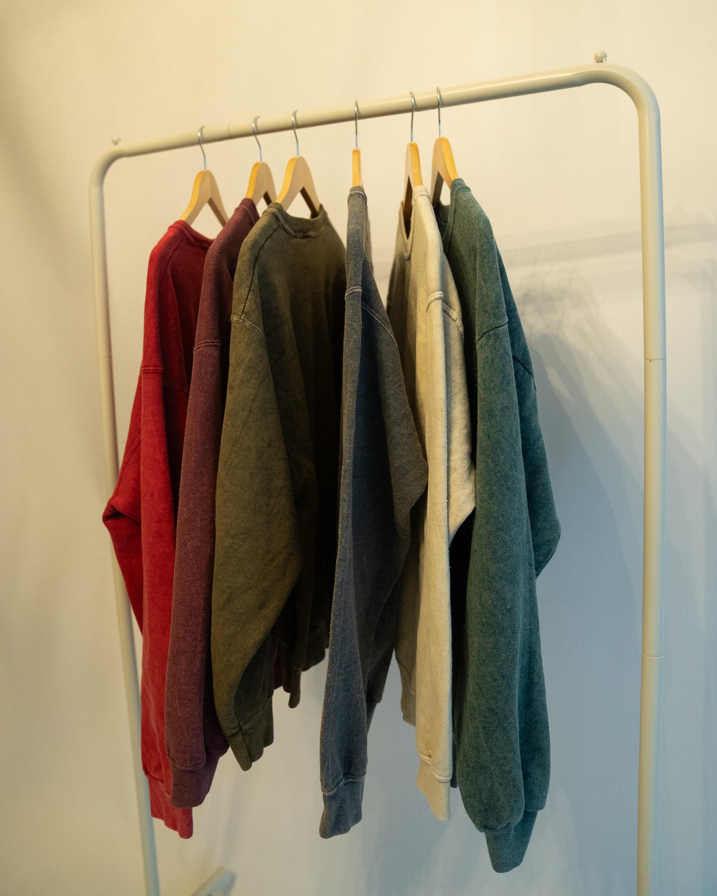 COMING SOON! RECYCLED WASHED CREWNECKS