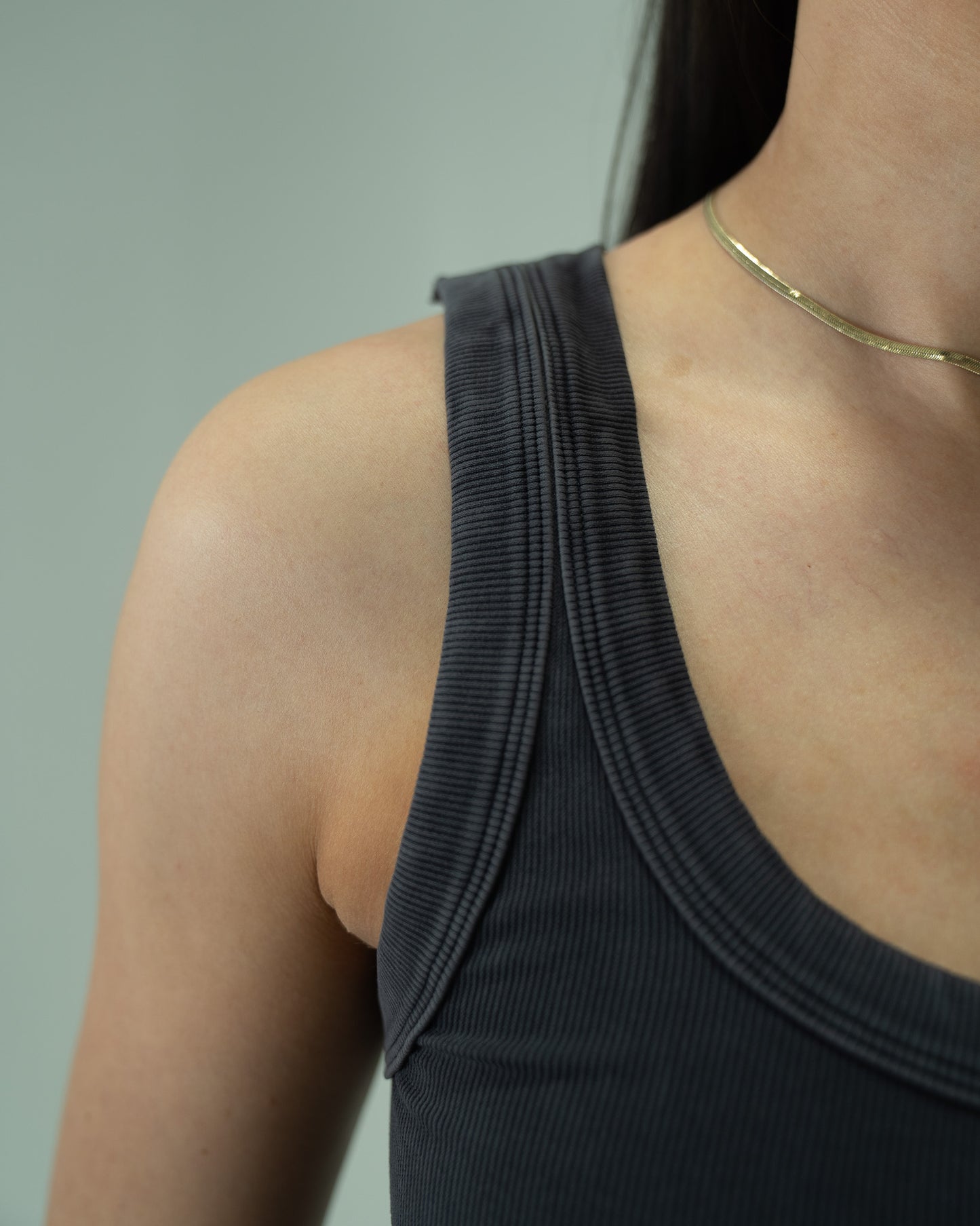 Reversible Ribbed Tank - Vintage