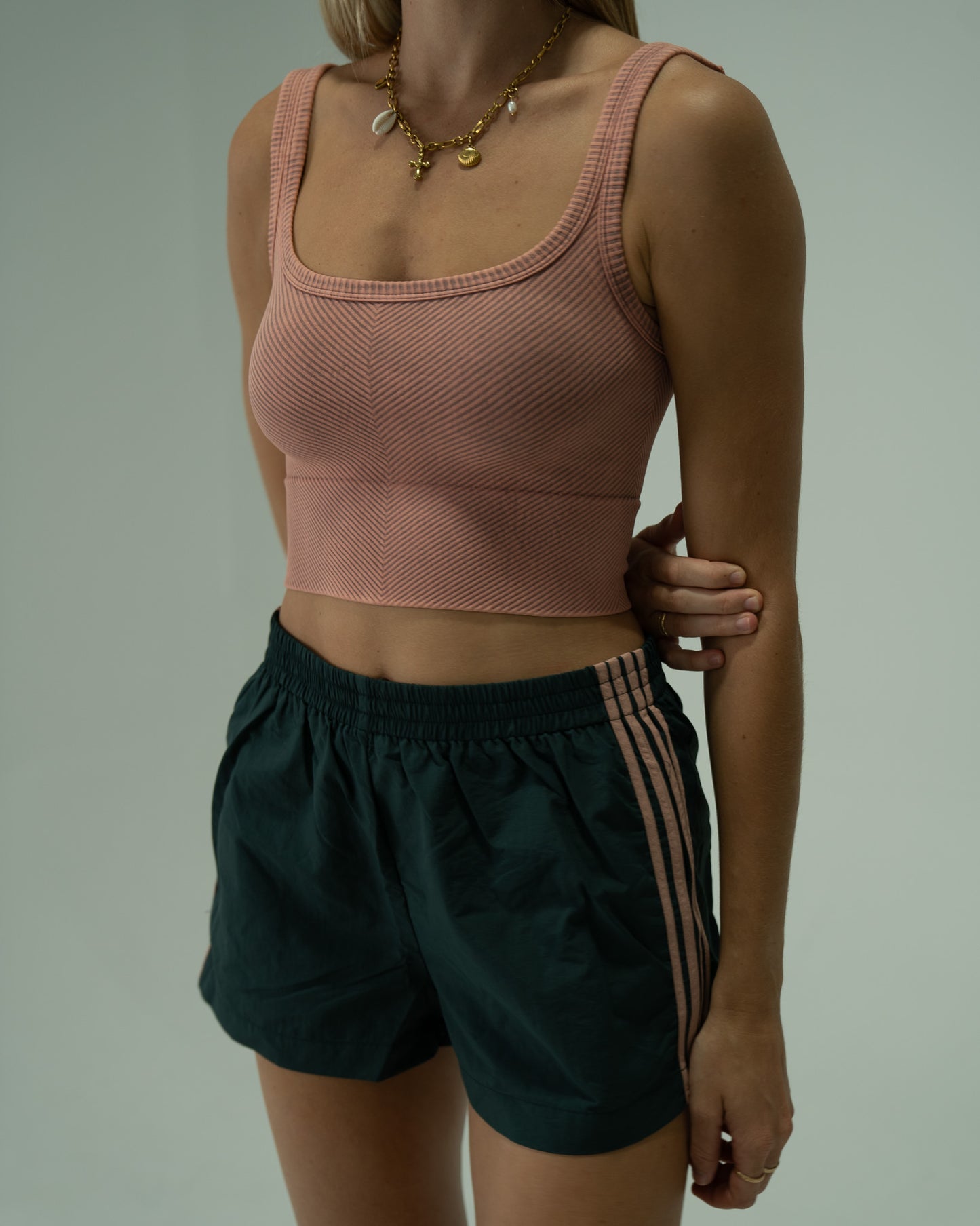 Guava Striped Shorts