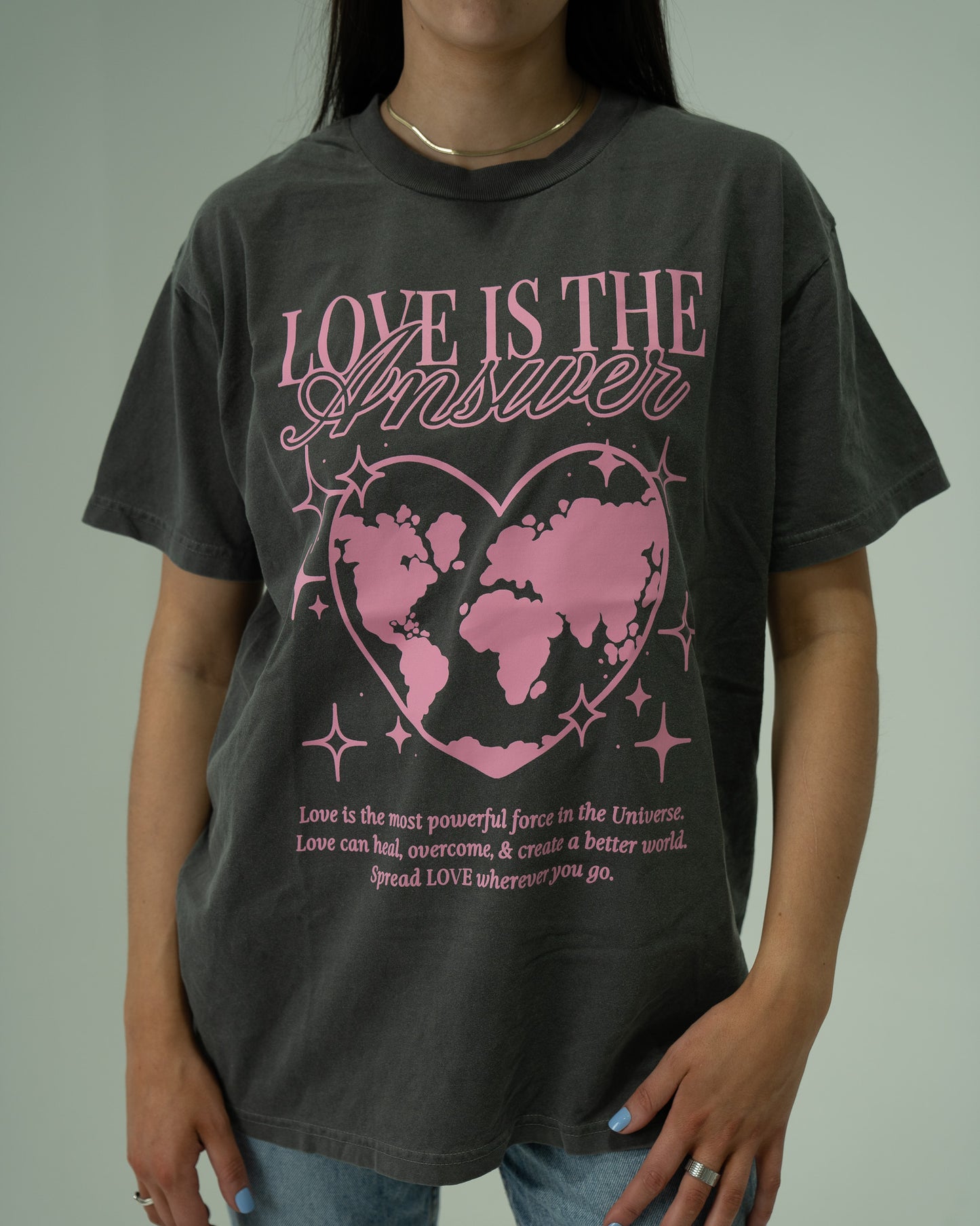 Love is the Answer Vintage Tee