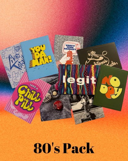 Vintage Decade Sticker Packs